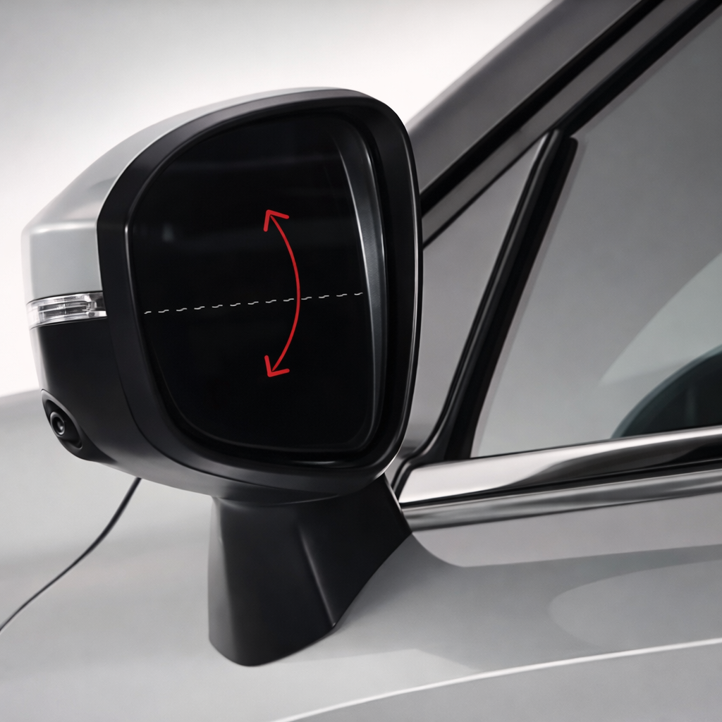 مرايا الأبواب ذات الإمالة التلقائية العكسية