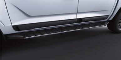 زينة باب جانبية باللون الأسود غير اللامع